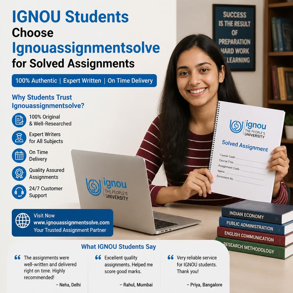 IGNOU-Solved-Assignment